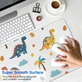 thumbnail image 4 of Long Mouse Pads for Desk,White Dinosaurs Palms Stars Pattern Desk Mats on Top Of Desks, Desk Mouse Pad Extra Large with 3mm Non-Slip Base and Stitched Edge for Gaming,Office,Work,Home 31.5"x11.8", 4 of 6