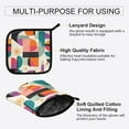 thumbnail image 3 of Yayeee Oven Mitts and Pot Holder Set of 2 Heat Resistant Kitchen Gloves Baking Hot Pad, Beige Abstract, 3 of 5