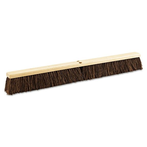 20136 Palmyra Fiber Push Broom, 3-1/4" Handle Width, 36" Overall Length, Natural