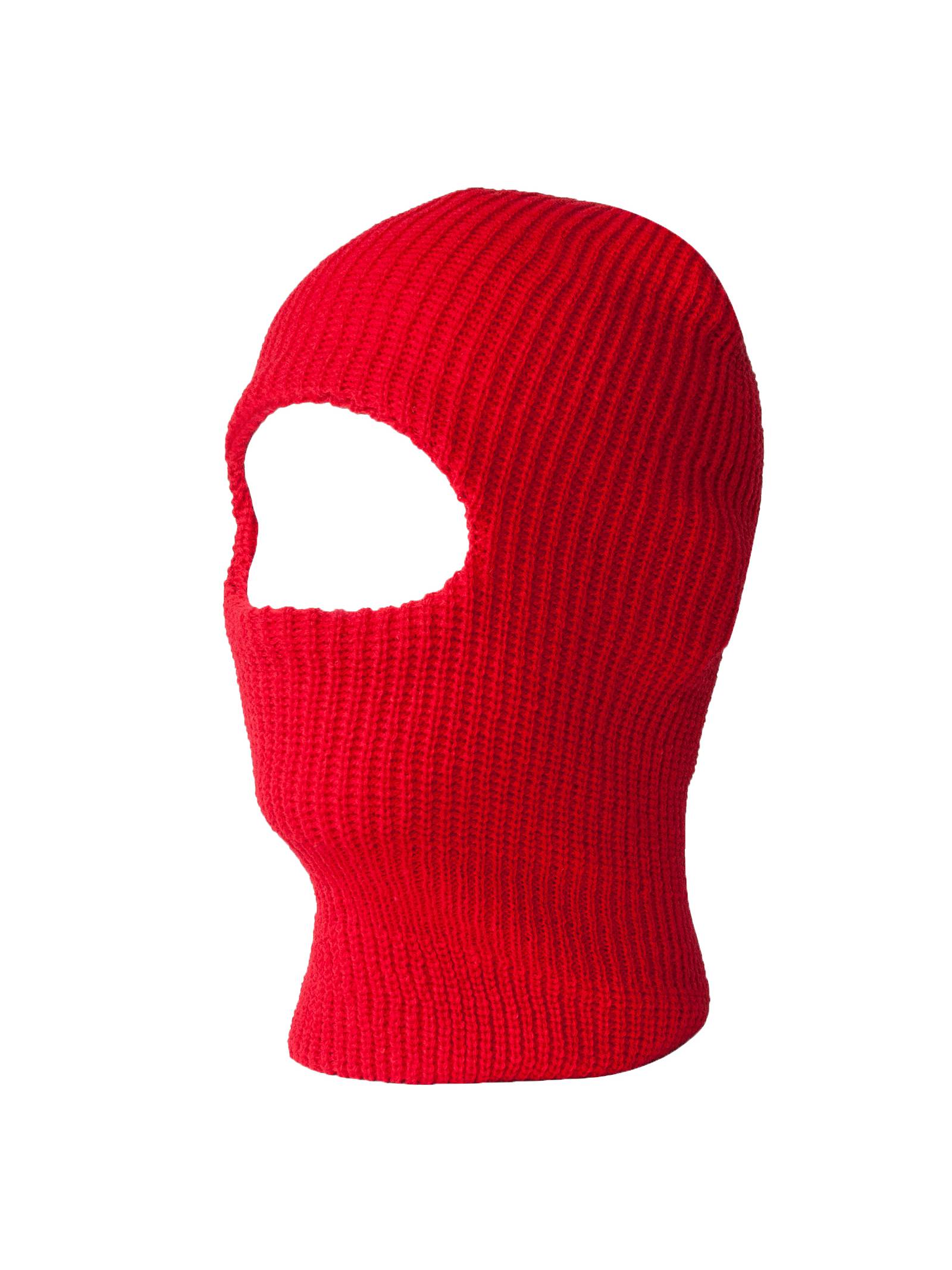 Red One Hole Ski Mask