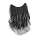 thumbnail image 4 of Pieza de cabello para mujer Yuyangstore postizo de 20 pulgadas fácil de usar cabello con clip Gris, 4 of 8
