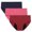 Red, variant on Gpaecead Women's Period Underwear, High Absorbency Cotton Panties LeakProof Menstrual Underwear Womens 3pc 2XL Black