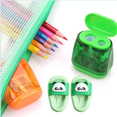 thumbnail image 3 of Pencil Sharpeners,Manual Sharpeners with Eraser Set,Colorful Protable Dual Holes Pencil Sharpener with Two Erasers Set for Home Office, 3 of 14