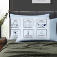 thumbnail image 3 of Kotton Culture Set of 2 Pillowcase Set 100% Egyptian Cotton 600 TC Premium Bedding (Light Blue, King), 3 of 3