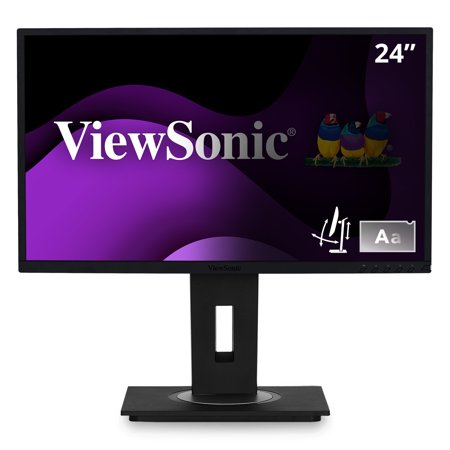 UPC: 0766907004335 | ViewSonic VG2448-PF 24 Inch IPS 1080p Ergonomic Monitor with Built-In Privacy Filter HDMI DisplayPort USB and 40 Degree Tilt
