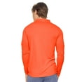 thumbnail image 3 of Expert Brand Men's Drimax Dri Fit Athletic Quarter Zipper Training Jacket, Safety Orange, XXL, 3 of 5