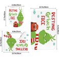 thumbnail image 4 of Stole - Juego de 4 cortinas de ducha navideñas de 71.7 x 71.7 in con alfombrilla antideslizante, tapa de inodoro y alfombrilla de baño, decoración de baño navideña de invierno BRI  Rojo Verde, 4 of 5