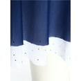 thumbnail image 4 of Zaldita Women's Figure Ice Skating Dress Long Sleeve Shiny Rhinestones Lyrical Dance Dresses Navy Blue S, 4 of 5