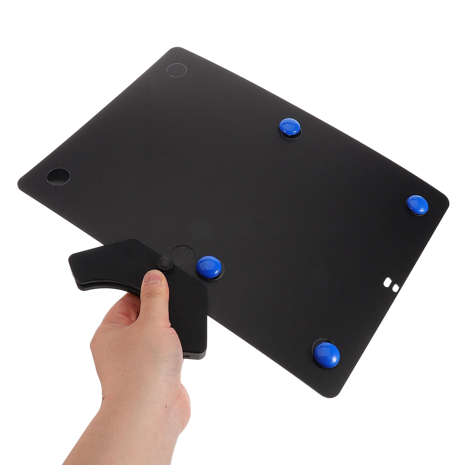 COMPUKAS Black Plastic Sheet Music Stand with Sleek Design, Music Accessories, 1 Pack for Musicians