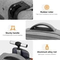 thumbnail image 2 of UKEIN Rolling Backpack for Adults with Wheels Backpack with Wheels with USB Charging Port & Combination Lock Roller Backpack with Packing Cubes and Shoe Pocket, 2 of 8