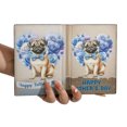 thumbnail image 3 of Pug Proud Dad Happy Father's Day Travel Passport Wallet Dog Lover Gifts PU Leather Passport Holder Cover - 02008, 3 of 5