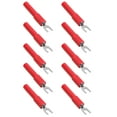 thumbnail image 1 of Fork Spade Wire Connectors U Type Crimp Terminal Testing Multimeter Jack Diameter for Electronic Applications, 1 of 7