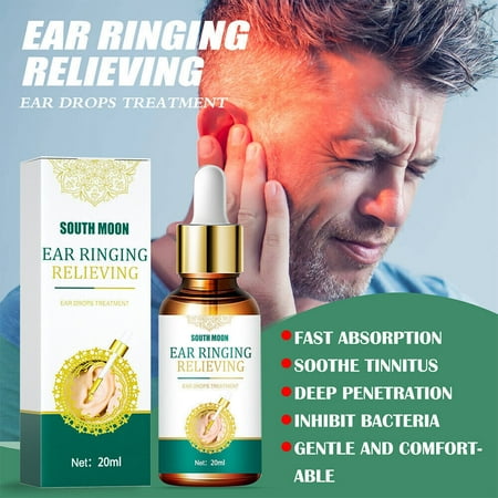 20ml Tinnitus Ear Drop Ear Ringing Relief Treatment Oil Ear Infection Care Treatment