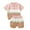 Pink, variant on Baby Boy Clothes Baby Boys Girls Summer Clothes Knit Sweater Outfits Striped Short Sleeve T Shirt Top Shorts Set Baby Boy Gifts Army Green 0-3 Months