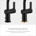 thumbnail image 4 of Moen 6221BL CIA Collection Single Handle Bathroom Sink Faucet, Matte Black, 4 of 6