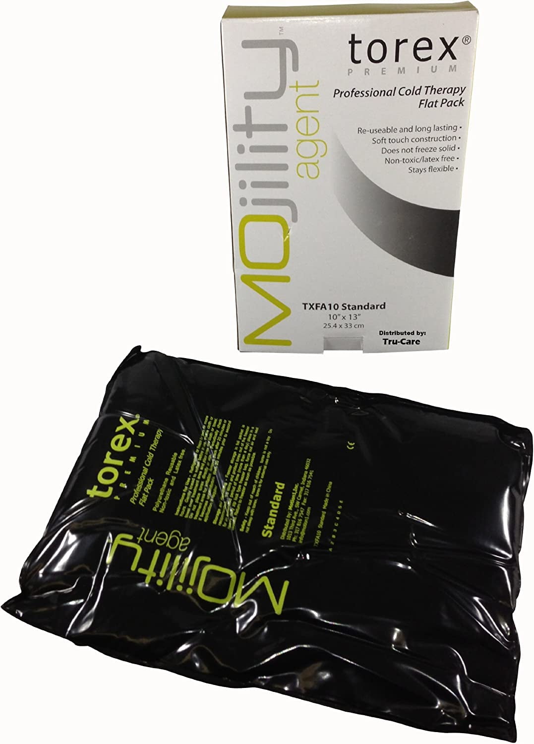 Mojility Torex Cold Pack Black 10 x13 5 Ice Packs For Injuries mojility-torex-cold-pack-black-10-x13-5-ice-packs-for-injuries