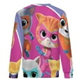 thumbnail image 5 of Super Kitties Kids' Sweater Cozy Thick Pullover Crewneck Jumper Long Sleeve Soft Warm Outfit 3XS, 5 of 7