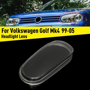 2x Front Headlight Lens Covers – Clear Replacement For VW Jetta Bora Mk4 (1999-2004)