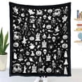 thumbnail image 2 of SUYOLL Halloween DIY Color In Blanket For Adults And Kids Hand Coloring Art Activity Blanket For Family Fun Creative Washable Soft Throw For Home And Holiday Use, 2 of 9