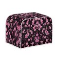 thumbnail image 2 of Rose Bread Maker Cover 12x10x8 Inches, Toaster Oven Dust Cover for Protect your Bread Machine or Kitchen Small Appliances, Hands or Machine Washable (Purple)/ Room Decor, 2 of 8
