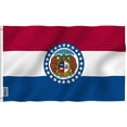 thumbnail image 1 of ANLEY Fly Breeze 3x5 Foot Missouri State Flag - Missouri MO Flags Polyester ", 1 of 4