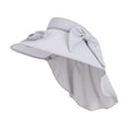 thumbnail image 1 of Sombrero con visera de abanico, transpirable, ligero, de ala ancha, para ciclismo, deportes al aire libre y senderismo. Gris claro, 1 of 9