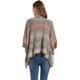 thumbnail image 4 of Poncho tipo chal de punto con degradado y superposición de murciélago para otoño e invierno estilo bohemio para mujer, para comercio exterior, con borlas, 4 of 5