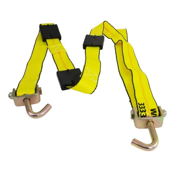 Mytee Products 2" x 12' Replacement Over The Tire Strap w/ 2 Swivel Hooks (No Ratchet) (1 - Pack)