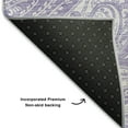 thumbnail image 3 of Addison Rugs Mayfield Washable Transitional Paisley Lavender Rectangle Rug, 2'6" x 3'10", 3 of 6