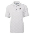 thumbnail image 2 of Men's Cutter & Buck  Gray South Carolina Gamecocks Vault DryTec Virtue Eco Pique Botanical Print Recycled Polo, 2 of 3