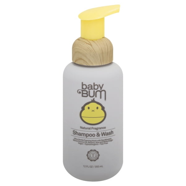 Sun Bum Baby Bum Shampoo & Wash Natural Fragrance 355ml/12oz Walmart