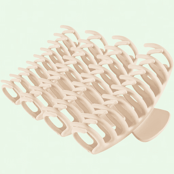 4-Pack Large Hair Claw Clips for Women, Thick Hair Claw Clips for Thin Hair, Strong Hold, 4.33-inch Hair Claw Non-slip Clamps (Color: 7)