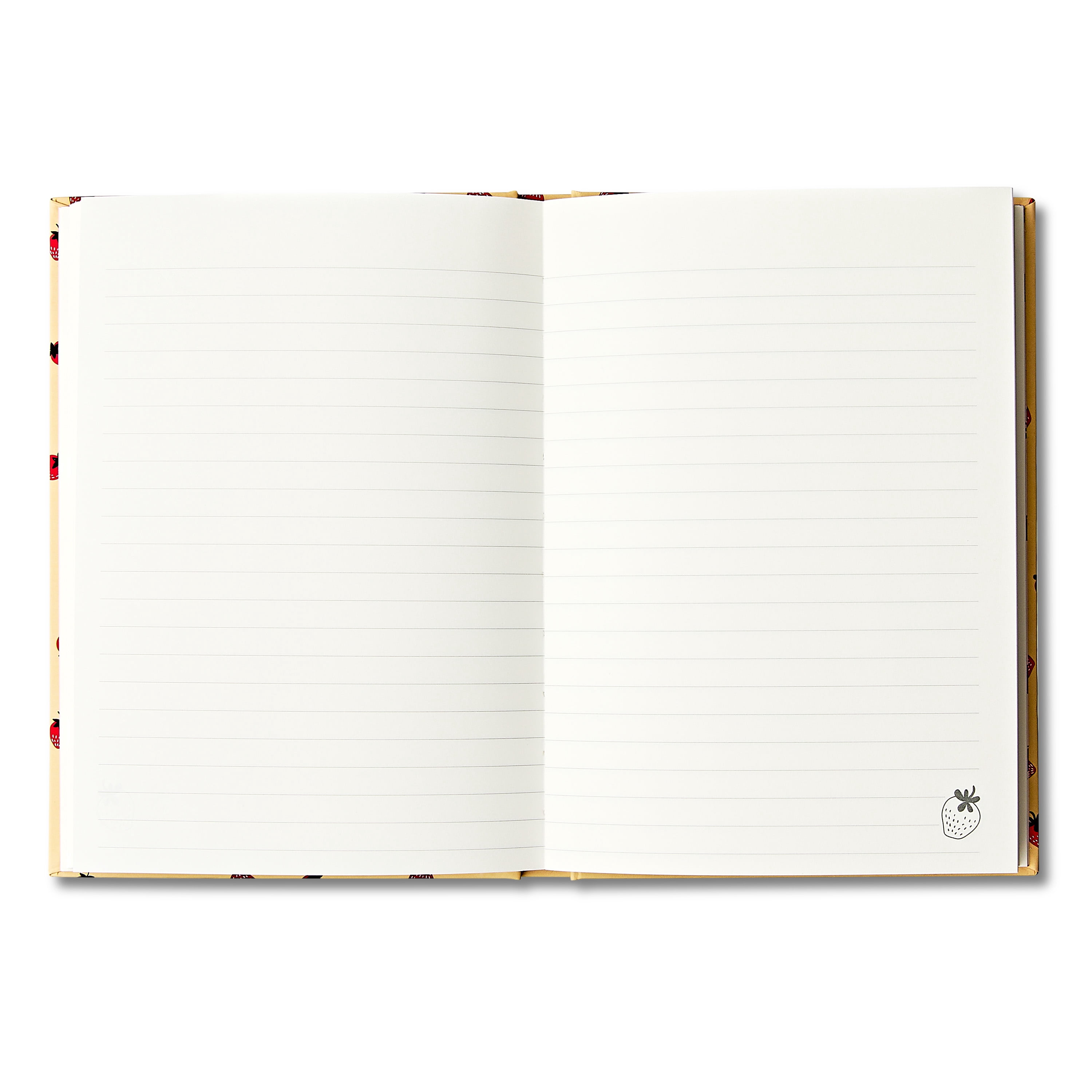Pen+Gear Red Strawberry Journal, 6 in x 8.5 in, 200 Ruled Pages