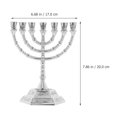 thumbnail image 5 of KAKOWELY Candelabro cónico de escritorio de aleación de zinc para dormitorio, candelabro de 7 brazos, 5 of 5