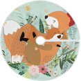 thumbnail image 1 of FMSHPON Cute FoxMom Xmas Christmas Tree Skirt Stand Mat for Holiday Party Decoration Indoor Outdoor 36 inches, 1 of 6