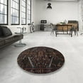 thumbnail image 4 of Ahgly Company Machine Washable Indoor Rectangle Contemporary Midnight Gray Area Rugs, 4' x 6', 4 of 7
