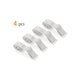 thumbnail image 2 of Sujeciones de hombro elásticas ajustables de 2 pares de INSPIRE CHIC para mujeres, ancho de 10/12/15/18/20 mm, patrón de flores blancas - 18 mm, 2 of 5