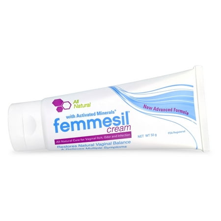 Femmesil® Ultra Vaginal Care Therapy MAX Strength with All-Natural Activated Minerals® for Relieving Vaginal Itch, Odor and Yeast Infection in 1-3 Days (28gm tube