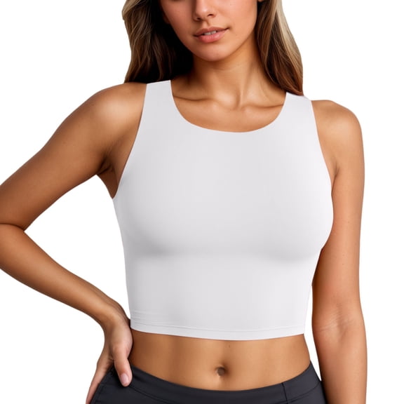 Women Swim Top Tank Top For Women'S Solid Color Swimwear Tankini Top Breathable Comfortable Swim Shirt For Beach Pool Water Activities Summer