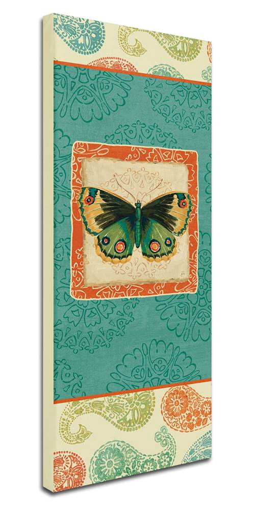 Trademark Fine Art "Folk Floral VI" Canvas Art by Daphne Brissonnet