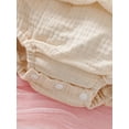 thumbnail image 6 of KelaJuan Baby Girl Romper Dress Summer Solid Color Cute Bow Sleeveless Jumpsuit for Newborn Toddler Cute Clothes, 6 of 6