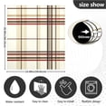 thumbnail image 5 of Yayeee Magnetic Dishwasher Cover for The Front Decoration Home Kitchen Machine Sticker Protector, Cream Plaid, 5 of 6