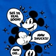 thumbnail image 3 of Disney - Mickey Mouse - See Ya Soon!, Aww Shucks!, Aww Gee - Youth Short Sleeve Graphic T-Shirt, 3 of 5