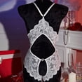 thumbnail image 2 of Women's Elegant Lace Trim Comfort Bodysuit For Women Flattering Contour Fit Lingerie, 2 of 6