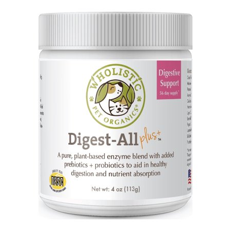 UPC: 0853674001565 | Wholistic Pet Organics Digest All Plus Dog Supplement 4 Oz