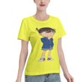 thumbnail image 2 of Women's Basic Short Sleeve T-Shirt Detective Conan Conan, 2 of 6