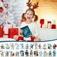 thumbnail image 7 of Taotanxi Christmas Advent Calendar 2025 Halloween, 24 Days Snowman Ice Countdown Calendar for Doll Collectible Gift Christmas Figures Advent Calendar, 7 of 7