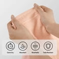thumbnail image 2 of Regency Heights 6-Piece Quick Dry Cotton Bath Towels, Soft & Ultra Absorbent, Blush, Standard Towel Set, 2 of 9