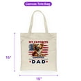 thumbnail image 5 of My Favorite Chihuahua Calls Me Dad. Happy Father's Day Canvas Tote Bag Dog Lover Gifts Idea Reusable Shopping Grocery Bag - 00005, 5 of 5