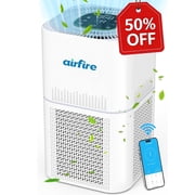 Airfire Air Purifier for Large Rooms up to 2250 Sq. Ft, Smart WiFi Air Purifier with H13 True HEPA Filter, Ideal for Smoke, Dust, Pets & Allergies